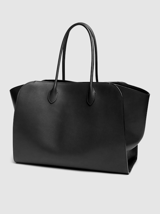The Row: Marlo 17 saddle leather tote bag - men_1 | Luisa Via Roma