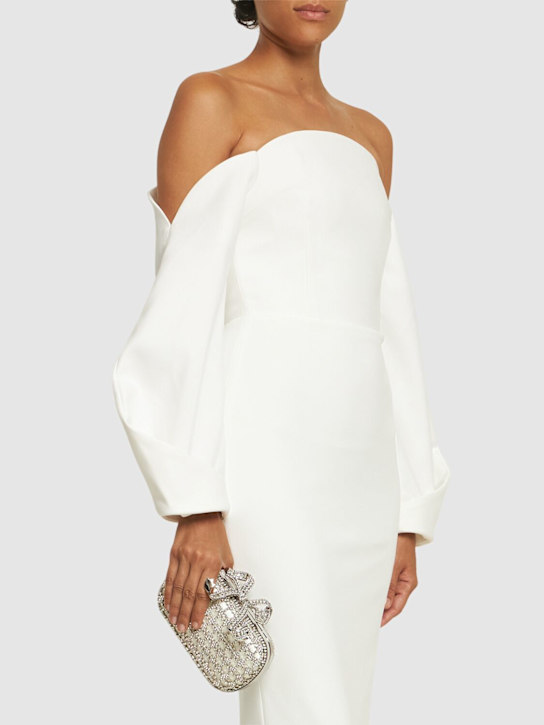 Self-portrait: Chainmail crystal clutch - women_1 | Luisa Via Roma