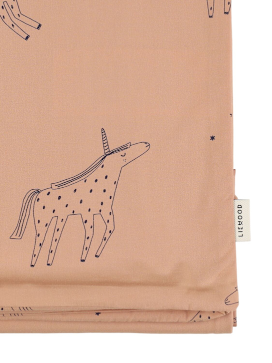 Liewood: Unicorn オーガニックコットンベッドセット - ピンク - kids-girls_1 | Luisa Via Roma