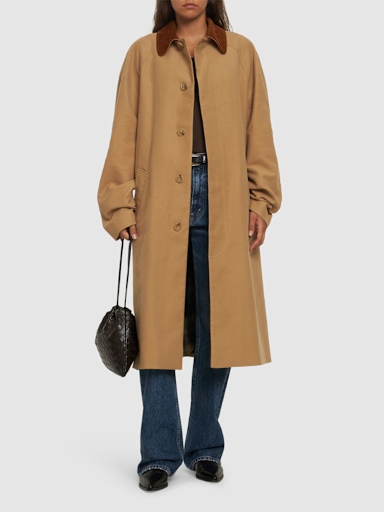 A.P.C.: Gaspard mac cotton trench coat - women_1 | Luisa Via Roma