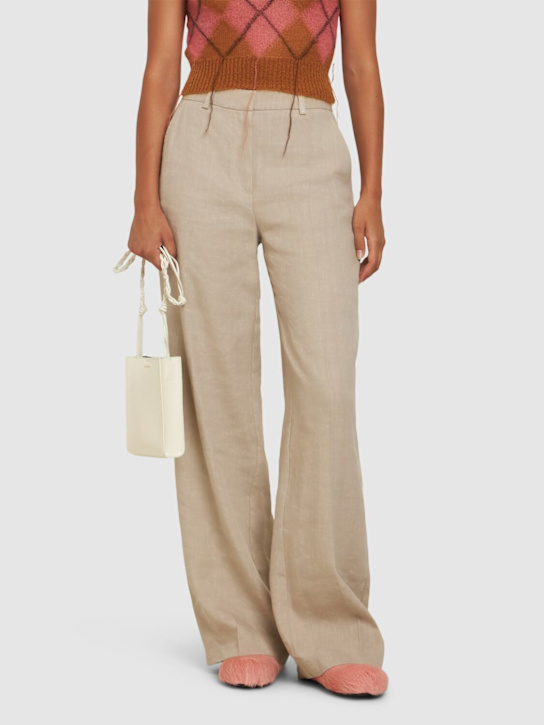 Marni: 10mm Fussbett pony hair sabot flats - women_1 | Luisa Via Roma