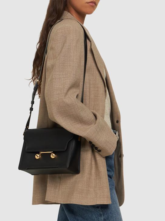 Marni: Medium Trunkaroo leather shoulder bag - women_1 | Luisa Via Roma