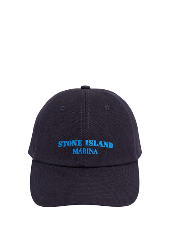 Stone Island: Marina cap - 海军蓝 - men_0 | Luisa Via Roma