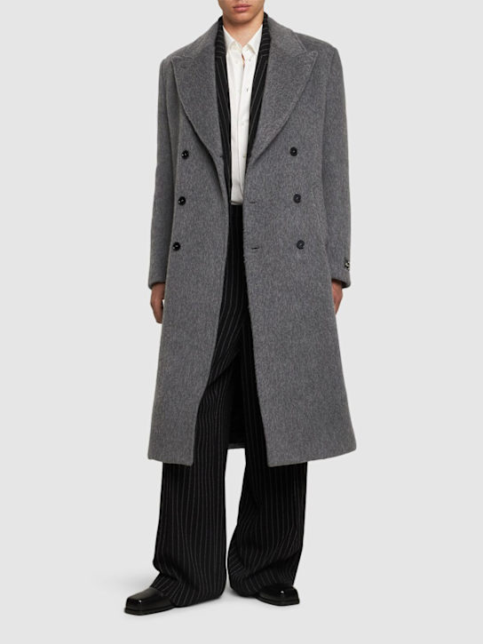 MSGM: Wool mélange coat - men_1 | Luisa Via Roma