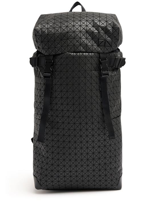 Bao Bao Issey Miyake: Hiker cotton backpack - Matte Black - men_0 | Luisa Via Roma