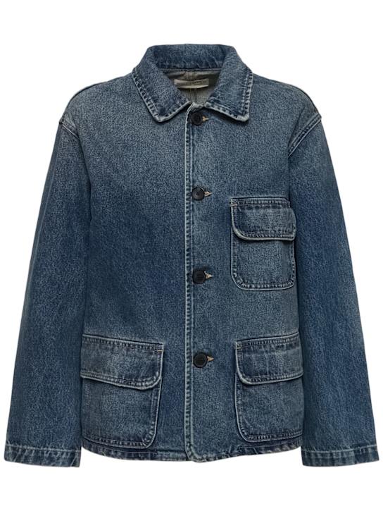 Nili Lotan: Cowan cotton denim jacket - women_0 | Luisa Via Roma