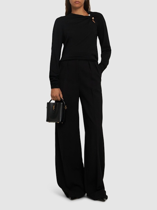 Philosophy Di Lorenzo Serafini: Embellished wool sweater - women_1 | Luisa Via Roma