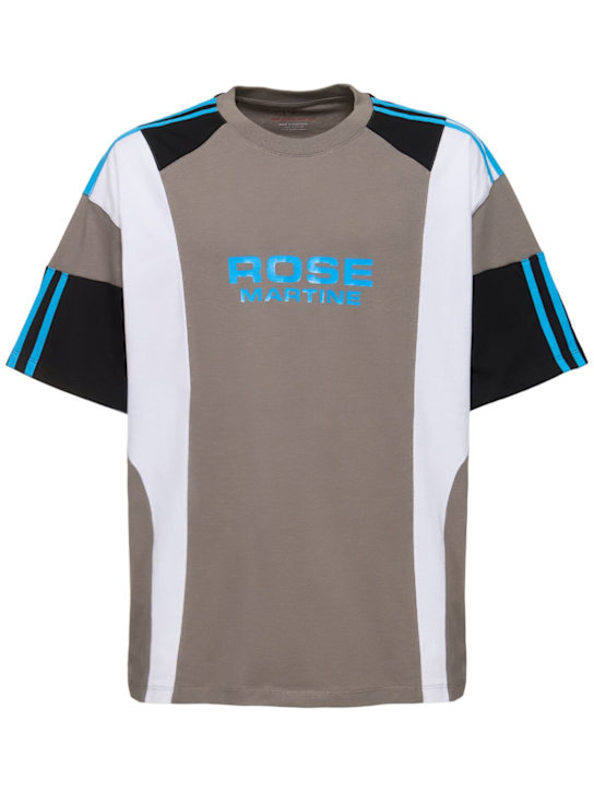 Martine Rose: Oversize paneled t-shirt - men_0 | Luisa Via Roma