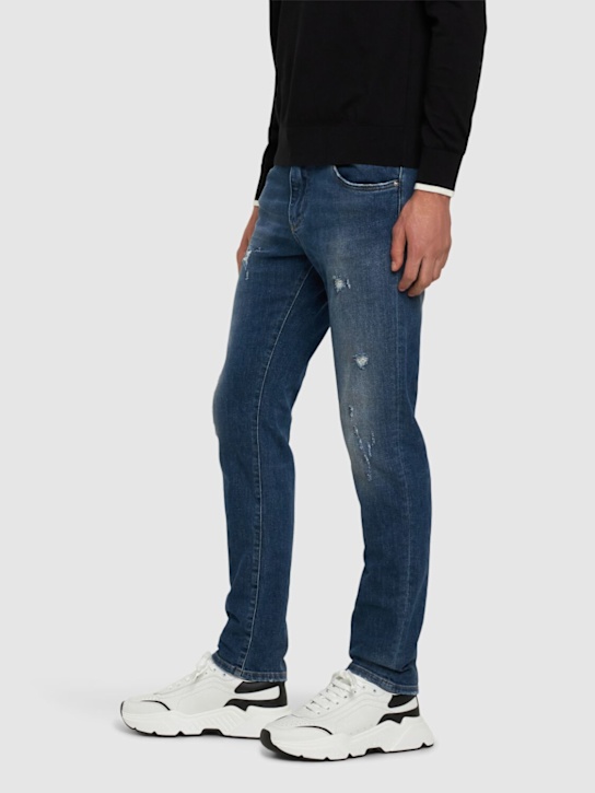 Dolce&Gabbana: 50mm Daymaster leather running sneakers - men_1 | Luisa Via Roma