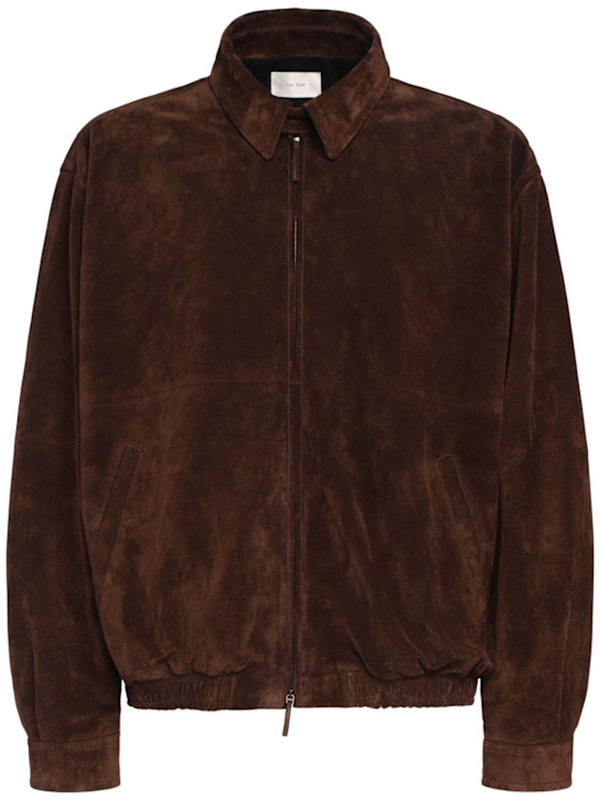 The Row: Ronan leather jacket - men_0 | Luisa Via Roma