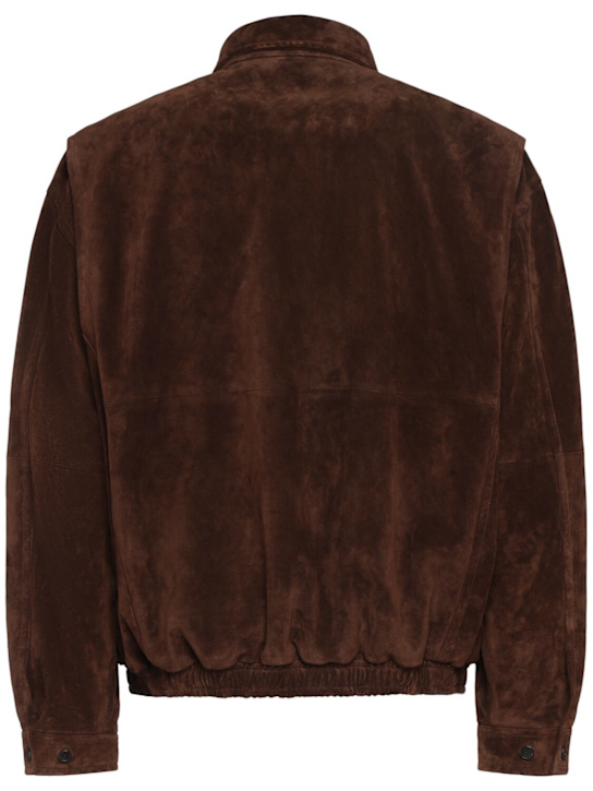 The Row: Ronan leather jacket - men_1 | Luisa Via Roma