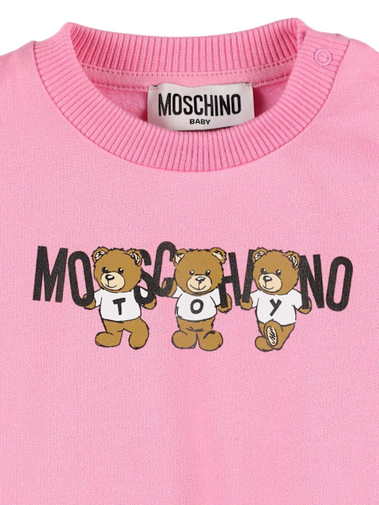 Moschino: コットンスウェットシャツ - kids-girls_1 | Luisa Via Roma