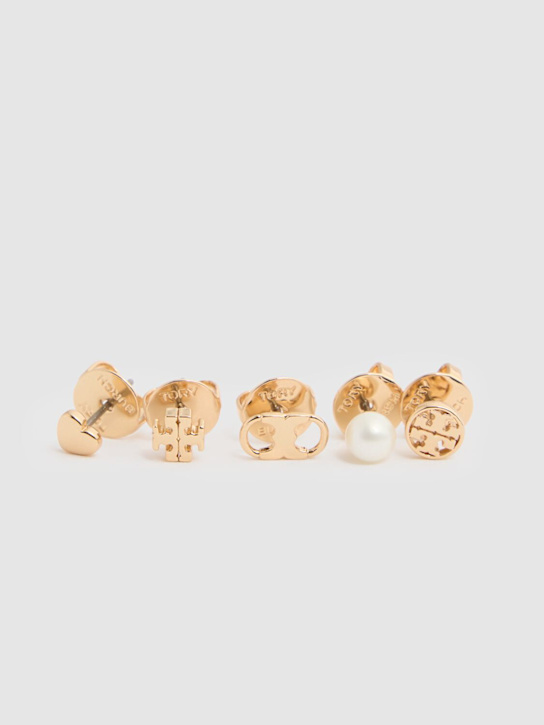 Tory Burch: Set of 5 mismatched earrings - women_1 | Luisa Via Roma