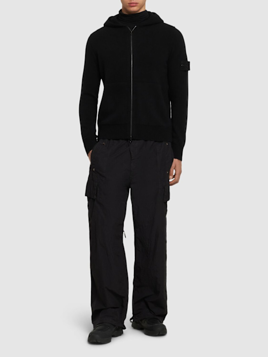 Stone Island: Ghost wool sweatshirt - men_1 | Luisa Via Roma