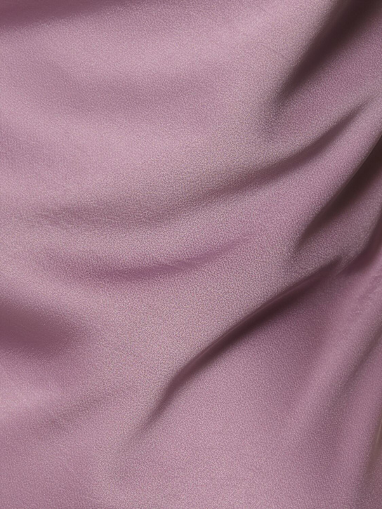Y/PROJECT: Satin invisible strap slip mini dress - Lilac - women_3 | Luisa Via Roma