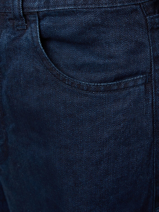 The Row: Hartley linen jeans - Dark Indigo - men_4 | Luisa Via Roma