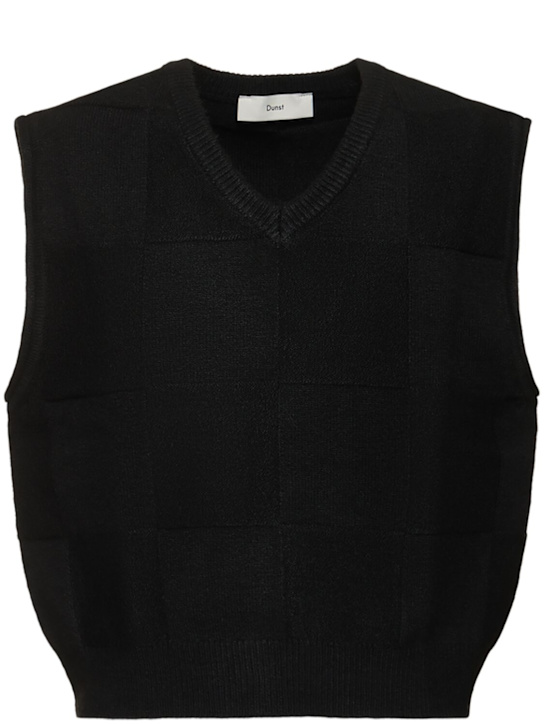 Dunst: Unisex essential knit vest - men_0 | Luisa Via Roma