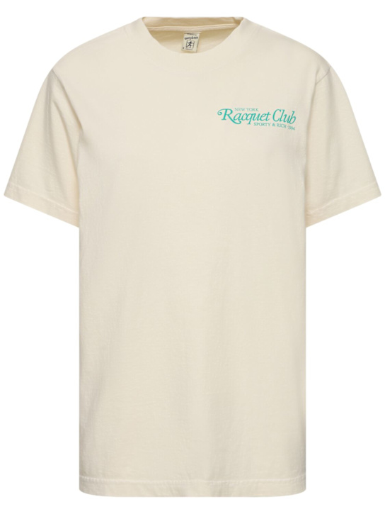 Sporty & Rich: 94 Racquet Club t-shirt - women_0 | Luisa Via Roma