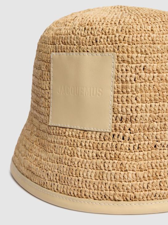 Le Bob Soli raffia bucket hat - Thumbnail 2