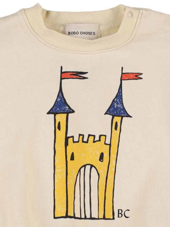 Bobo Choses: コットンブレンドスウェットシャツ - kids-girls_1 | Luisa Via Roma