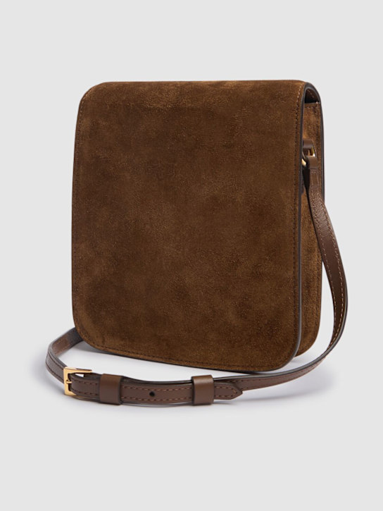 Tom Ford: Borsa mini Tara in camoscio - Whisky - women_4 | Luisa Via Roma
