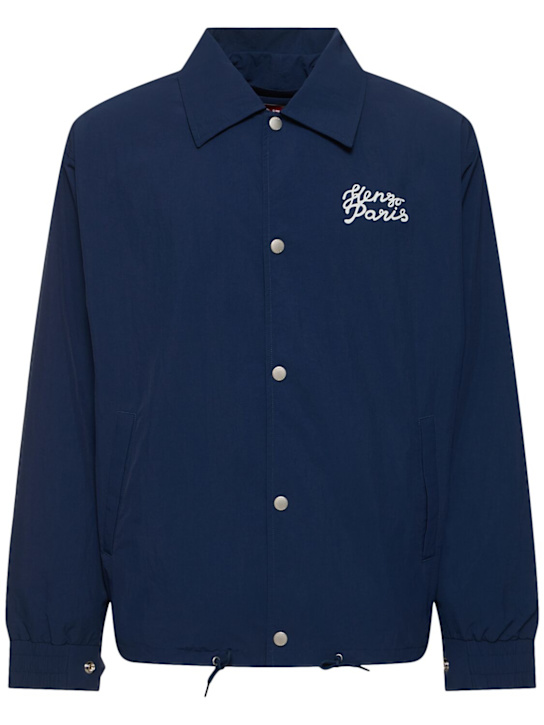 Kenzo Paris: Qixi tech windbreaker jacket - men_0 | Luisa Via Roma