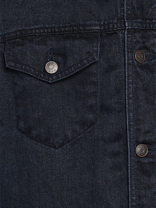 The Row: Seb linen jacket - Dark Indigo - men_4 | Luisa Via Roma