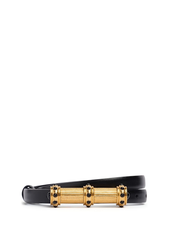 Tom Ford: 2cm palmellato leather belt - women_0 | Luisa Via Roma