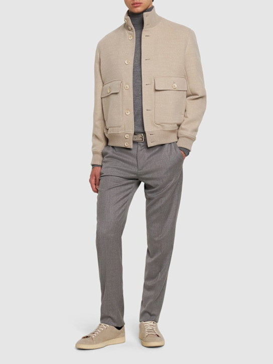 PT Torino: ライトウールフランネルパンツ - men_1 | Luisa Via Roma