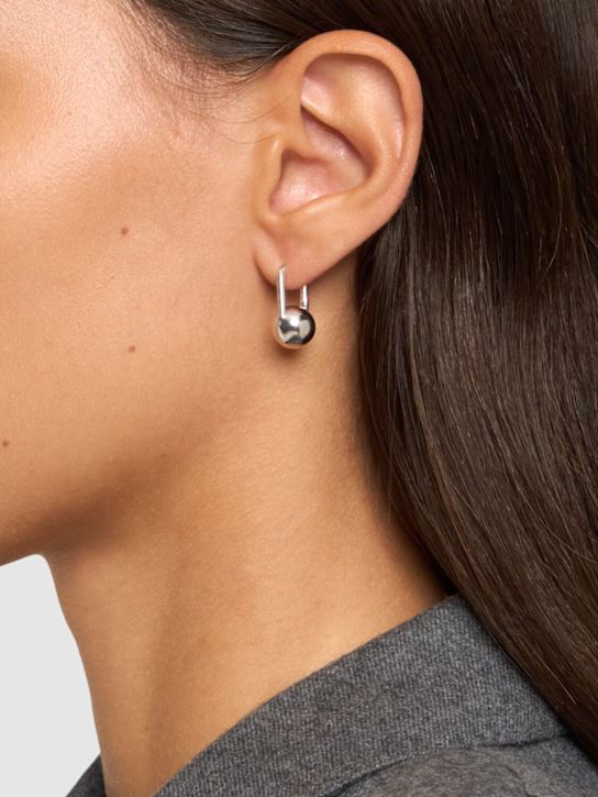 Maria Black: Schlesi drop earrings - Silver - women_1 | Luisa Via Roma