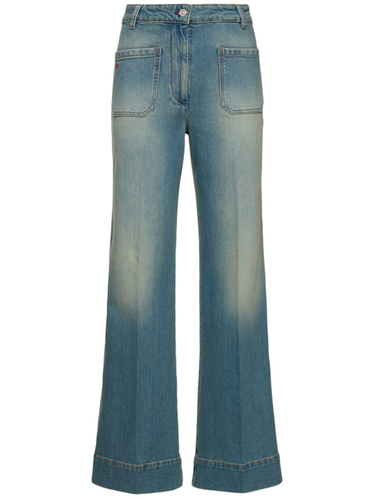 Victoria Beckham: Alina high-rise flared jeans - women_0 | Luisa Via Roma