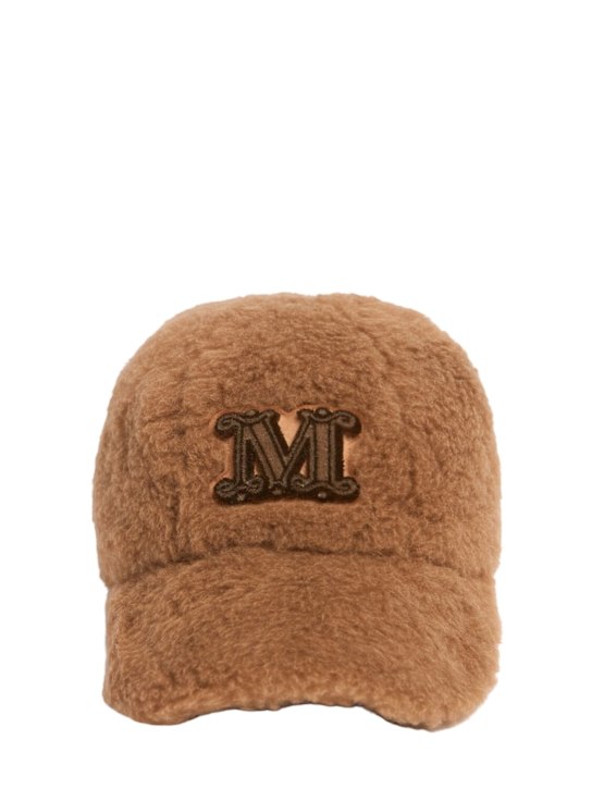 Max Mara: Edit teddy cap - Cammello - women_0 | Luisa Via Roma