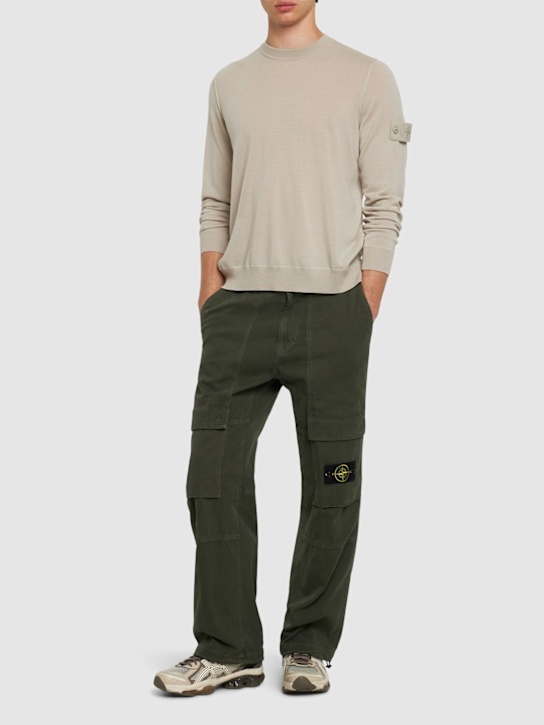 Stone Island: Ghost crewneck sweater - men_1 | Luisa Via Roma