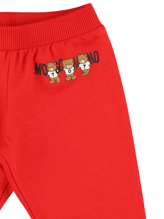 Moschino: Cotton sweatshirt & sweatpants - kids-boys_1 | Luisa Via Roma