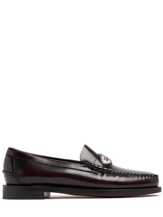 Sebago: HTC X Sebago leather loafers - men_0 | Luisa Via Roma