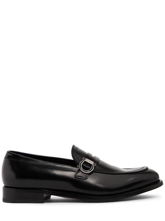 Ferragamo: Canada leather loafers - men_0 | Luisa Via Roma