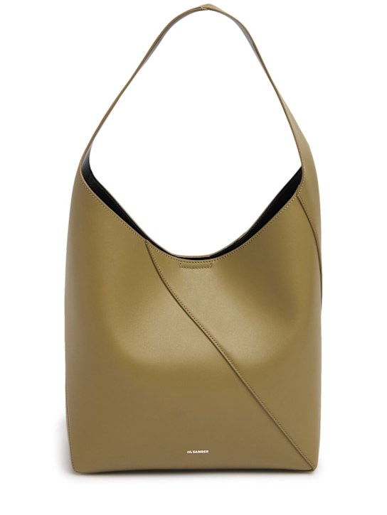 Jil Sander: Medium Vertigo smooth leather bag - women_0 | Luisa Via Roma