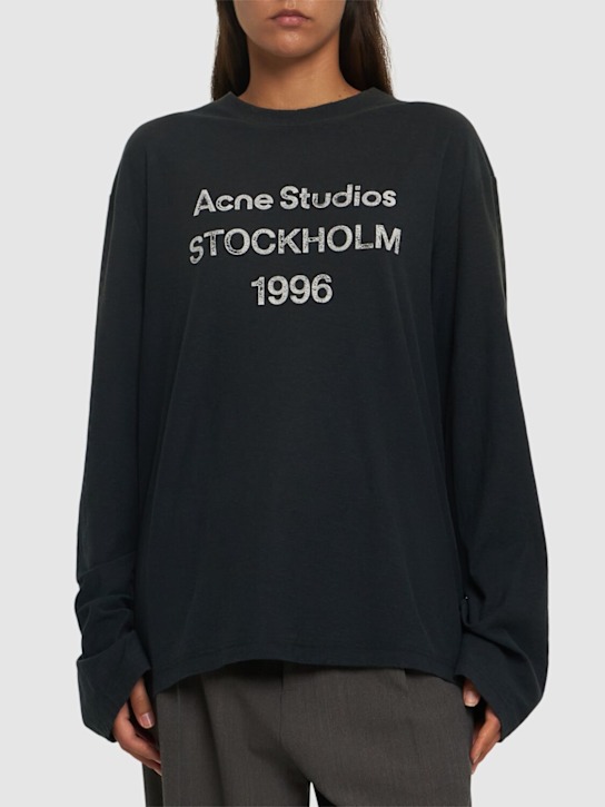T-shirt edden u 1996 in misto cotone - Acne Studios - Donna  | Luisaviaroma