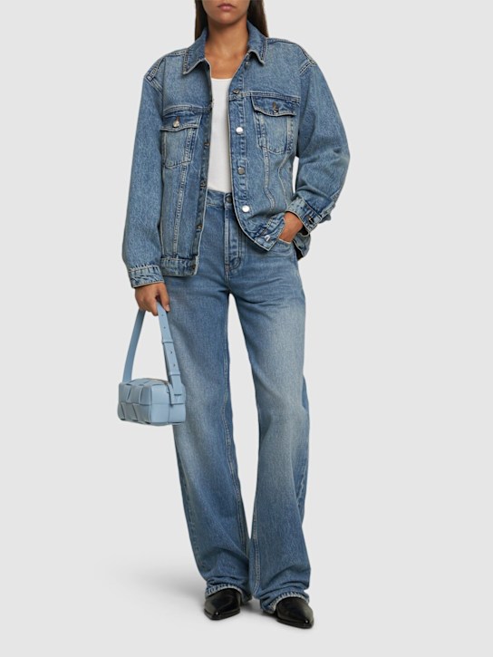 ANINE BING: Rory コットンデニムジャケット - women_1 | Luisa Via Roma