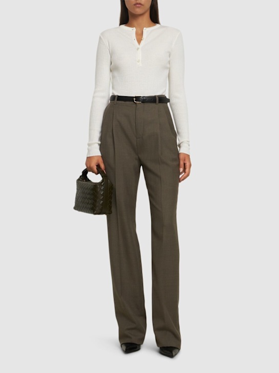 Moschino: Wool knit bodysuit - women_1 | Luisa Via Roma