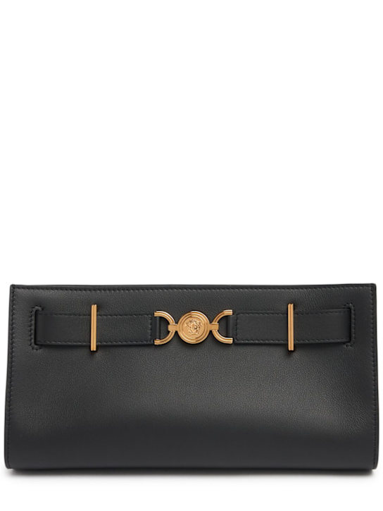Versace: Medusa leather clutch - women_0 | Luisa Via Roma