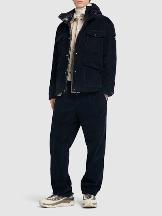 Moncler: Greselin cotton down jacket - men_1 | Luisa Via Roma