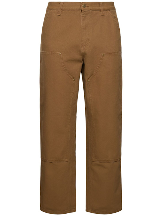 Carhartt WIP: L32 Double knee organic cotton jeans - men_0 | Luisa Via Roma