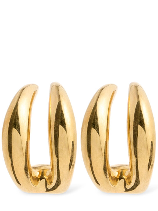 Panconesi: Double Moon hoop earrings - women_0 | Luisa Via Roma