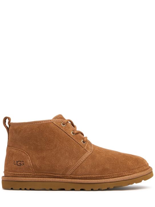 Ugg: Neumel lace-up shoes - Chestnut - men_0 | Luisa Via Roma