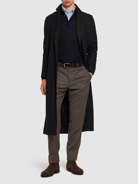 PT Torino: Light wool flannel pants - men_1 | Luisa Via Roma