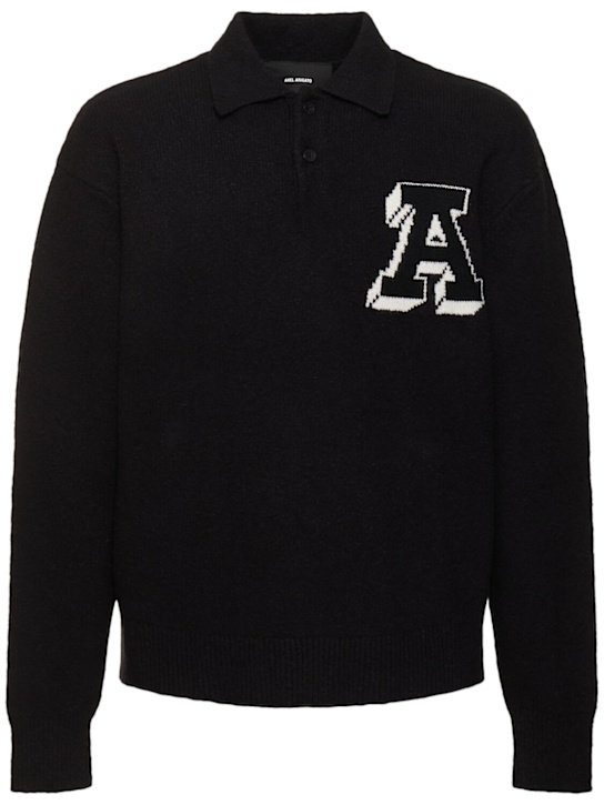Axel Arigato: Team cotton blend polo sweater - men_0 | Luisa Via Roma