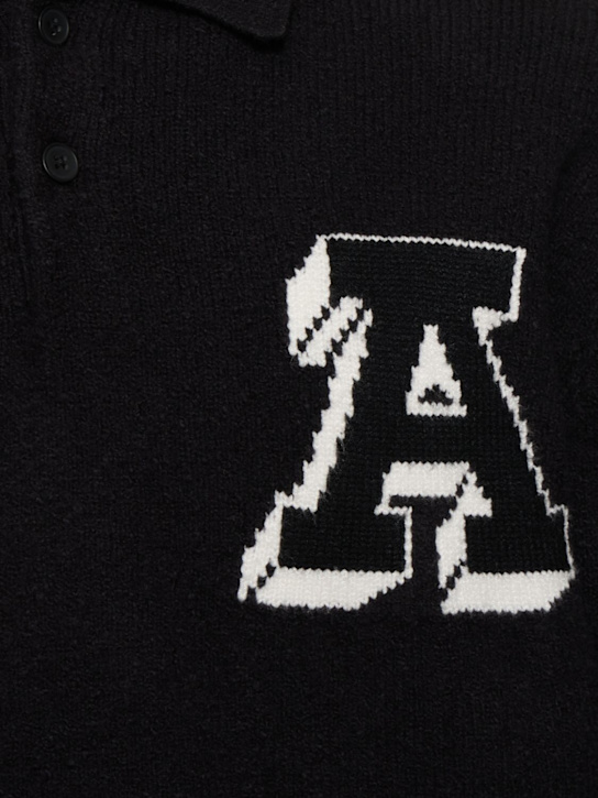 Axel Arigato: Team cotton blend polo sweater - men_3 | Luisa Via Roma