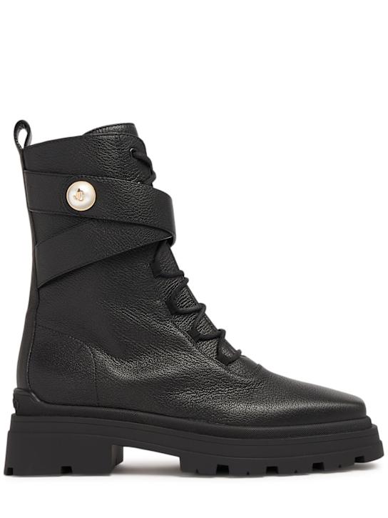 Jimmy Choo: 45mm Noemi leather boots - women_0 | Luisa Via Roma