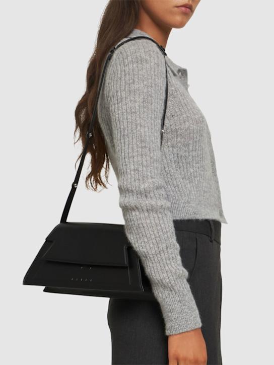 Marni: Medium leather shoulder bag - women_1 | Luisa Via Roma